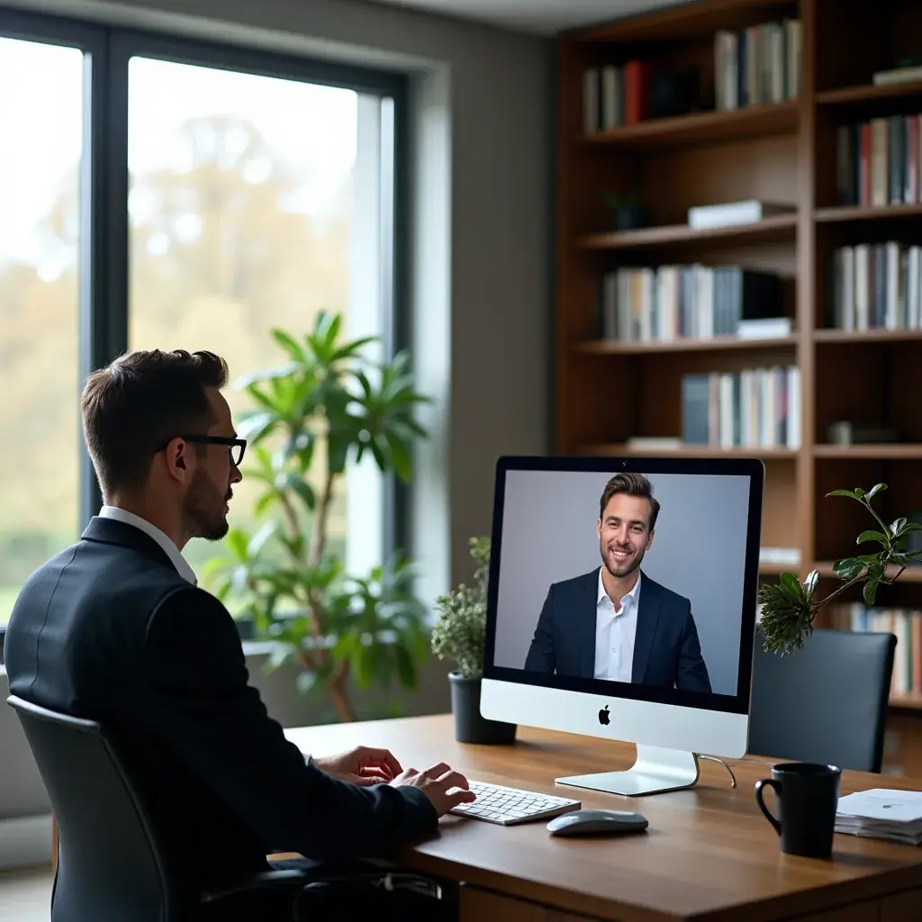 Consultant examinant des rapports d'entreprise avec un client attentif